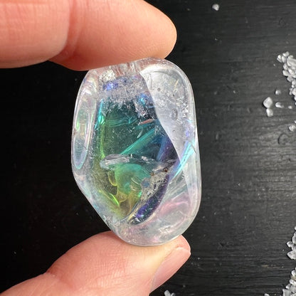 Angel Aura Quarz – Handschmeichler | Happy Minerals