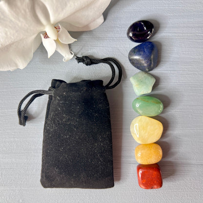  Chakra Trommelsteine Set 