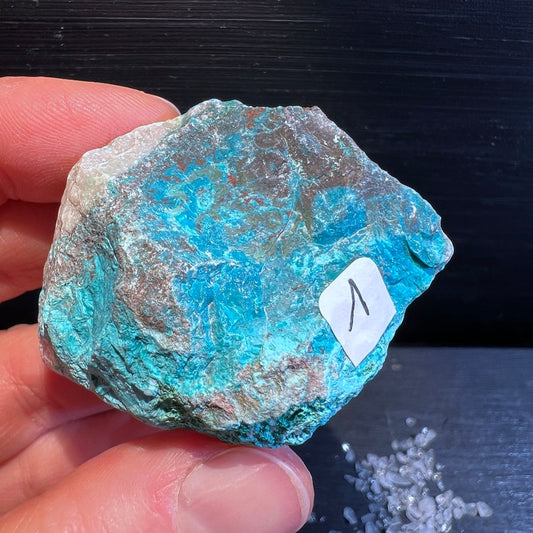 Chrysokoll Rohstein Nr. 1 | Happy Minerals