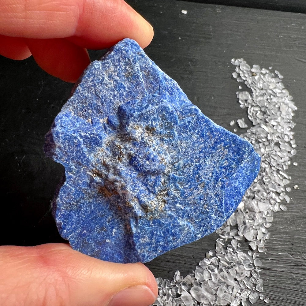 Lapislazuli Rohstein, 55mm | Happy Minerals