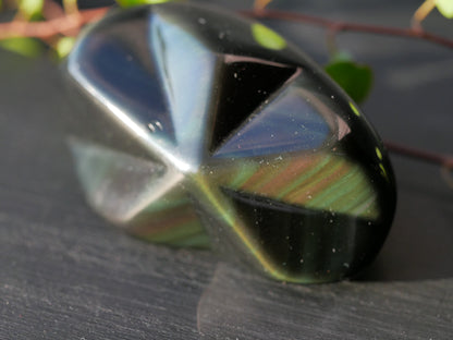 Regenbogen Obsidian Stern | Happy Minerals